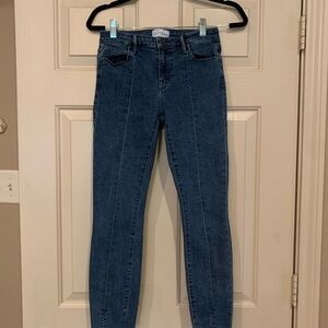 PARKER SMITH Dark Blue Skinny Jeans